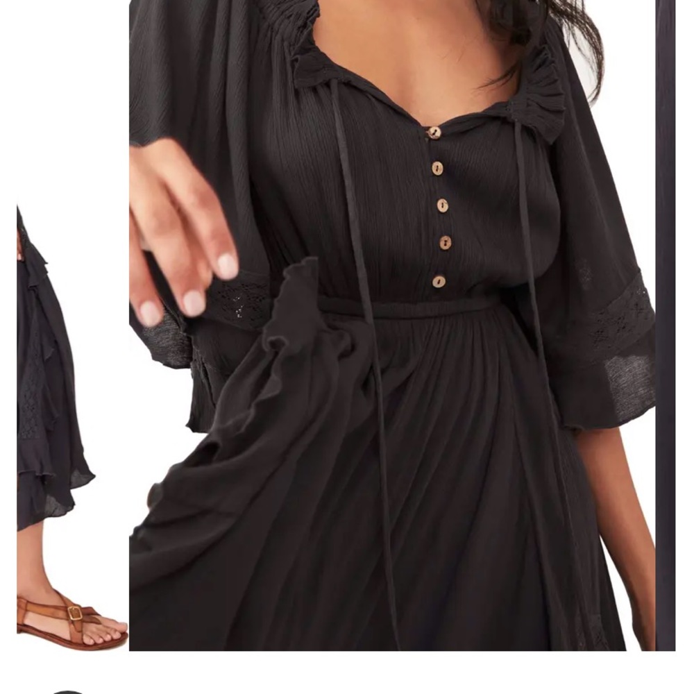 Free People Maxi Dress black size L - New and never worn